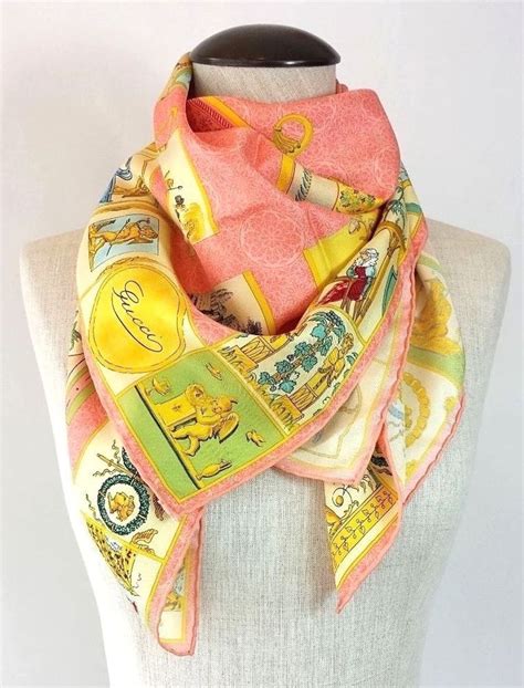 gucci teacups scarf|Gucci scarf for sale.